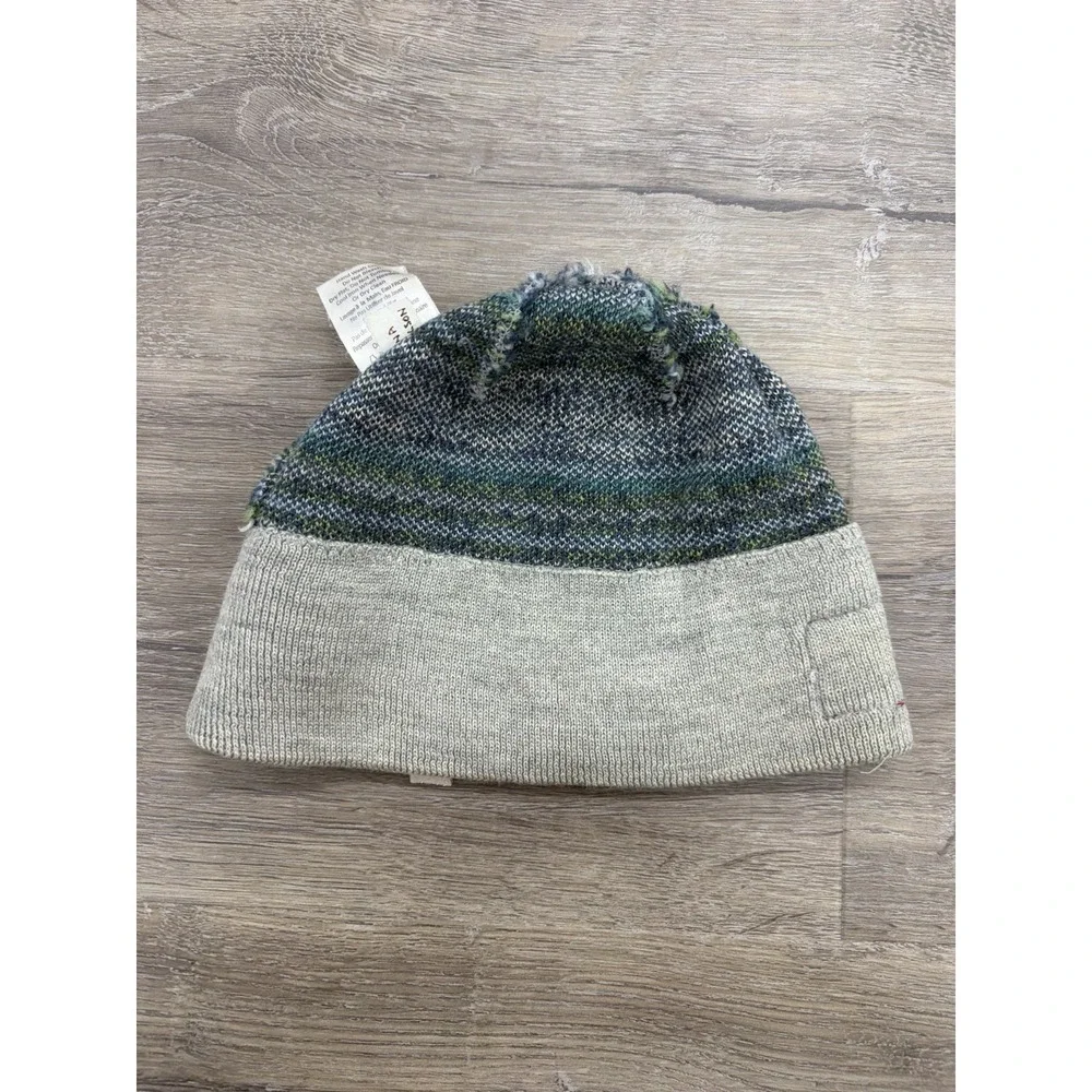 Smartwool Kids Merino Wool Beanie Youth Fair Isle Snowflake Ski Hat Green